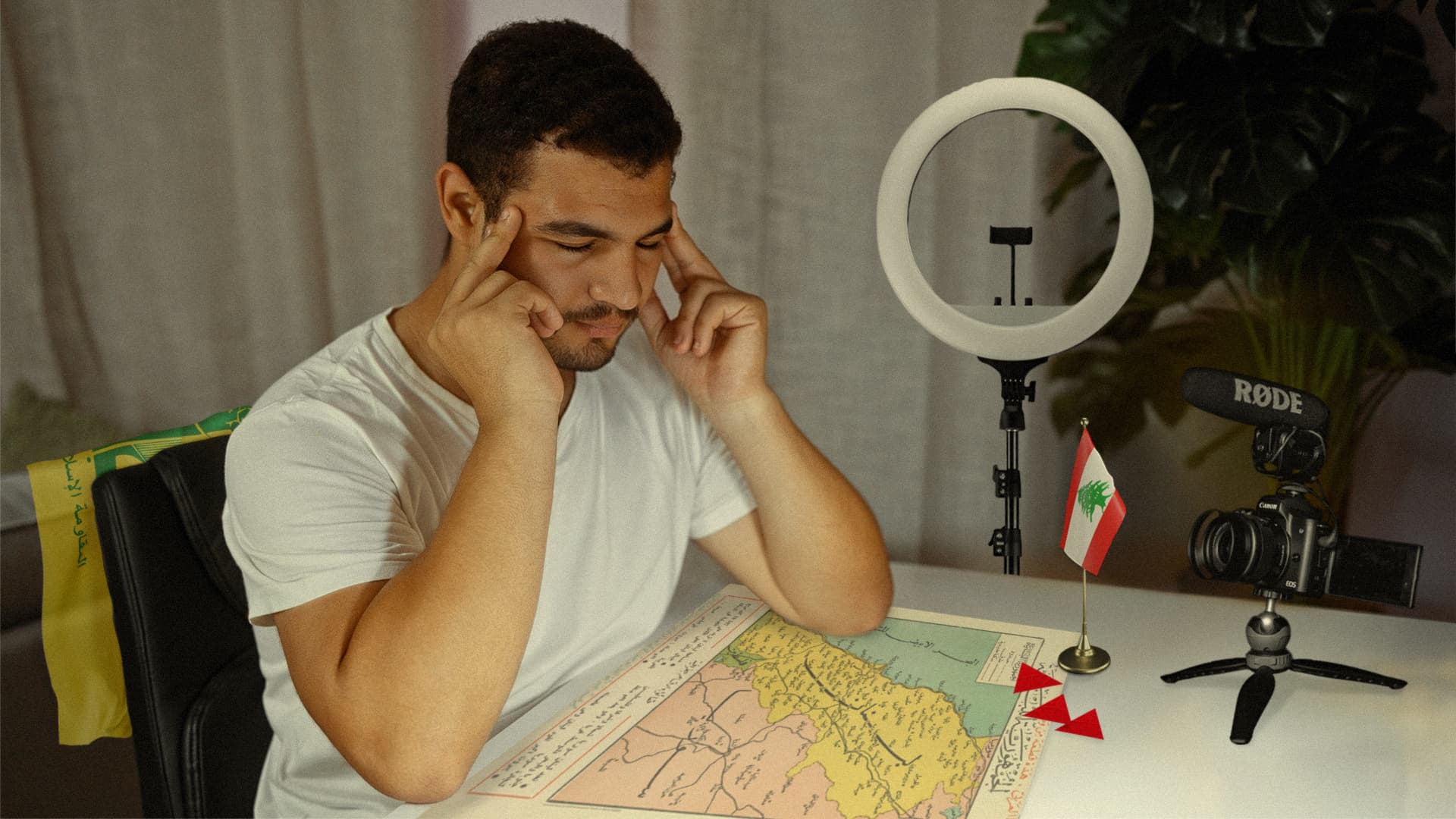صورة صانع محتوى يبدأ بتعلّم أسماء الأحياء والمدن اللبنانية بعد انخفاض عدد مشاهداته