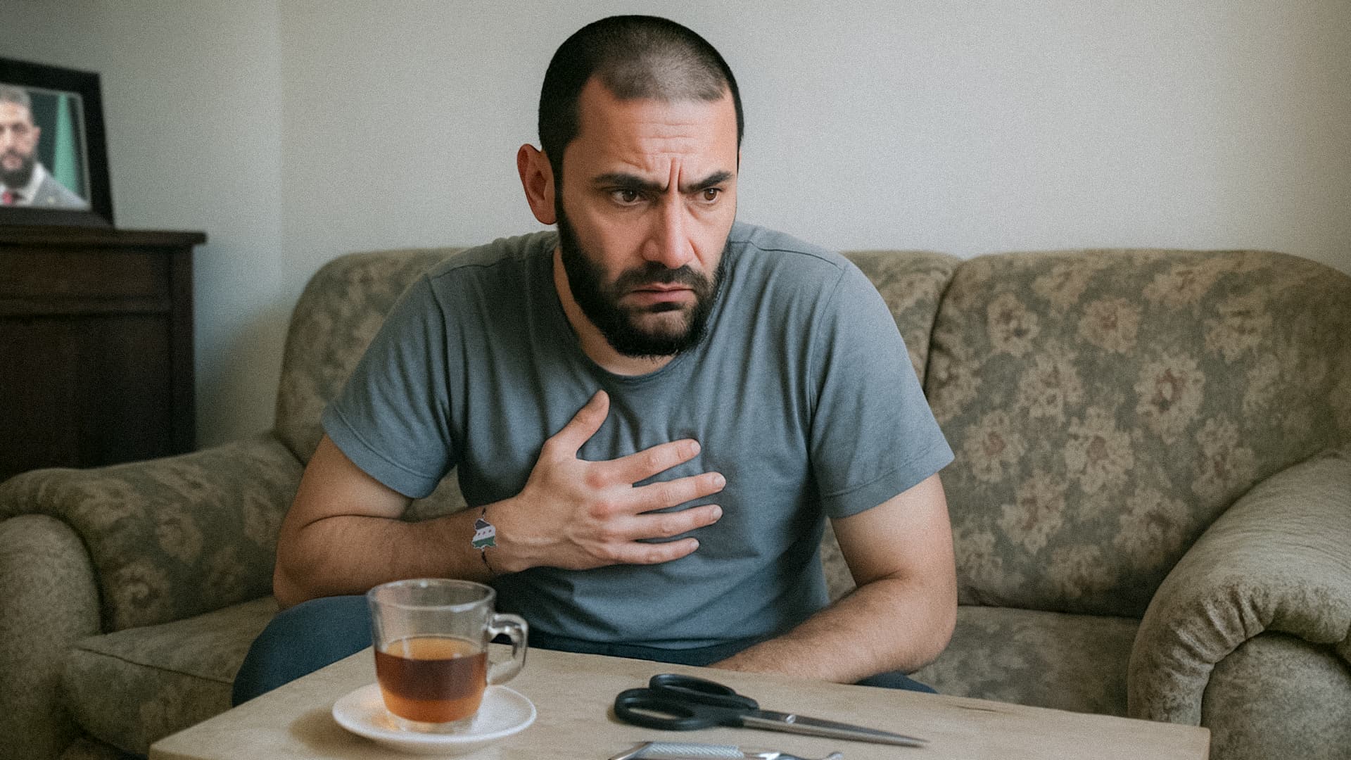 صورة الفأر يلعب في عبّ ناشط أموي حول احتمالية أن يكون الشيباني درزياً
