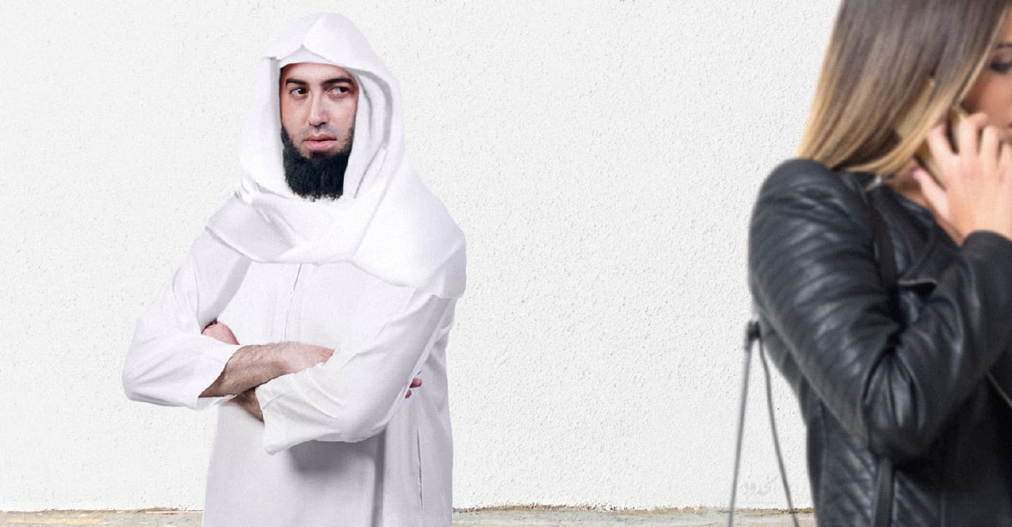 صورة شيخ يستنكر عدم تهافت النساء عليه رغم إطالته اللحية قبل أن تصبح موضة