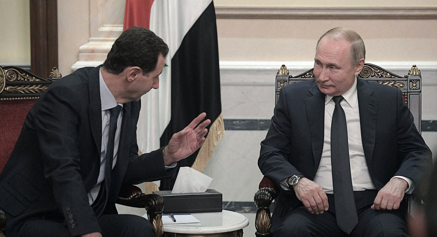 Assad pledges support for Putin, vows to bomb hospitals in any rebellious Russian city image