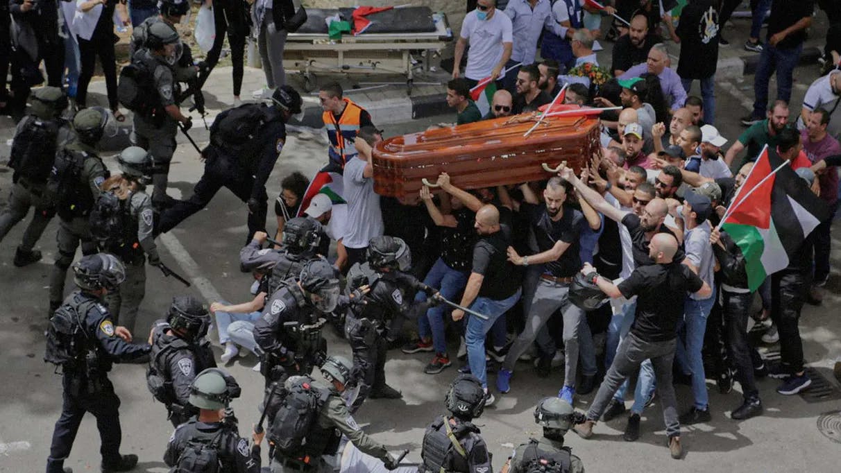 Israel accuses Shireen Abu Akleh’s coffin of fomenting unrest image
