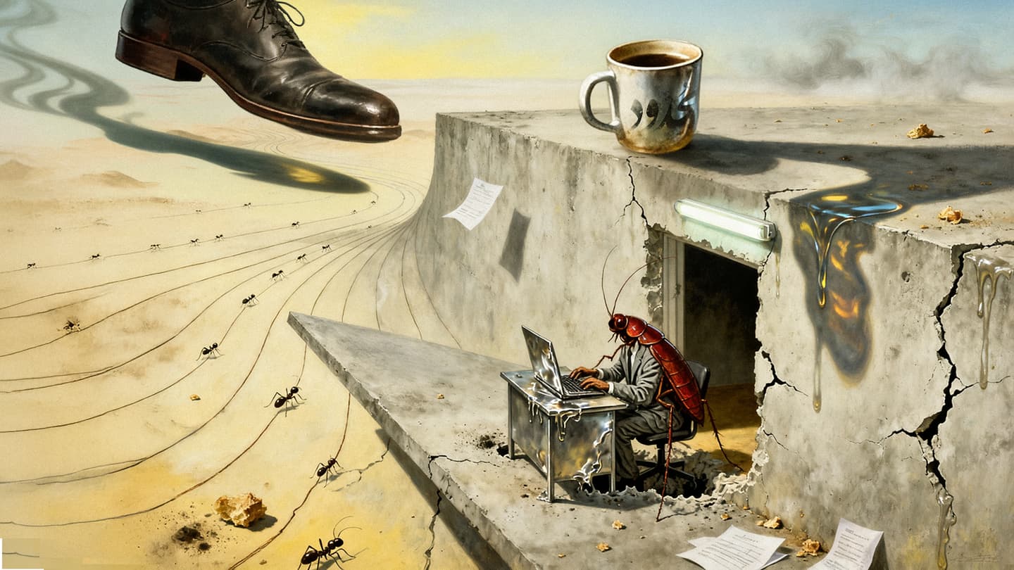 صورة أنا لم أستيقظ حشرة كما حدث مع شخصية كافكا… أنا ولدتُ حشرة