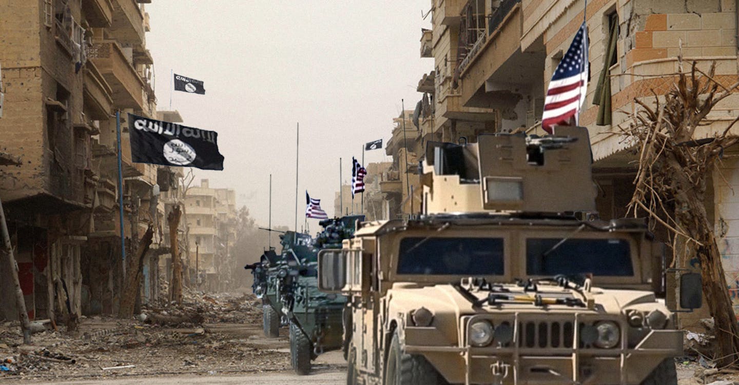 صورة الجيش الأمريكي ينسحب من مناطق سيطرته في سوريا بعد أن أتمَّ نشر الديمقراطية فيها