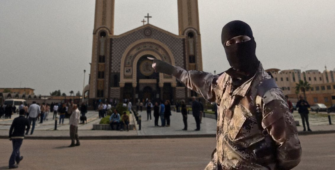 صورة داعش يستنكر عدم اقتناع الأقباط بالإسلام رغم مواظبته على قتلهم